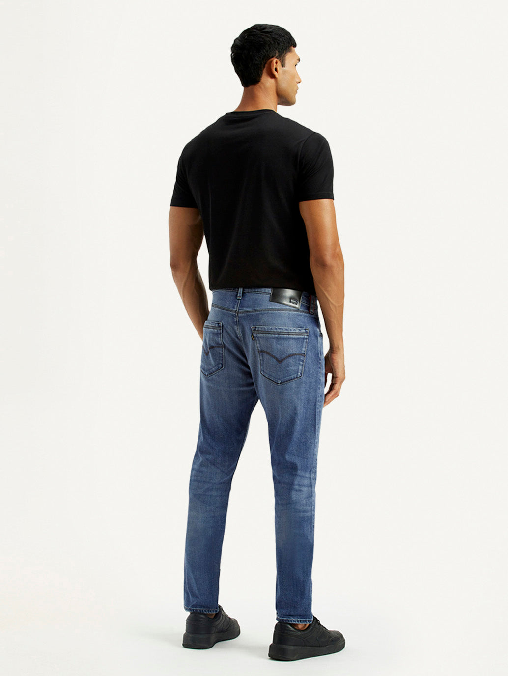 Men's Redloop 512 Dark Indigo Slim Tapered Fit Mid Rise Jeans