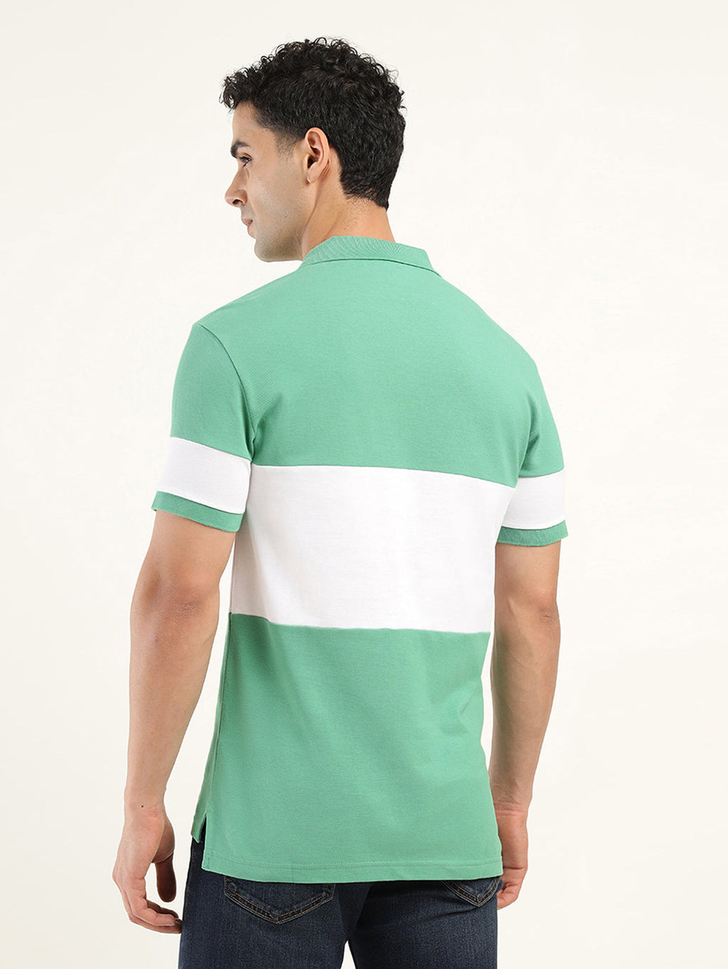 Men's Colorblock Polo T-Shirt