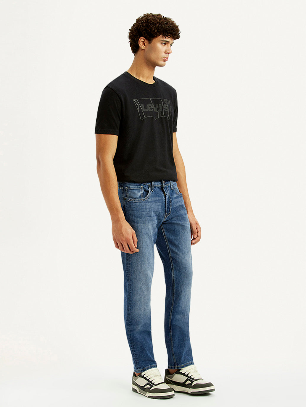 Men's 511 Blue Slim Fit Mid Rise Jeans