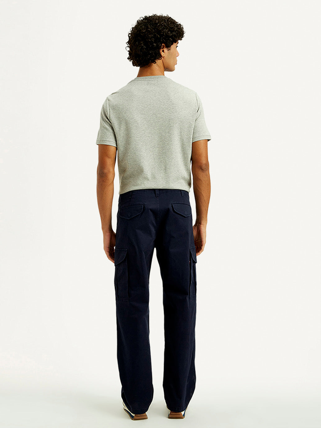 Men's 511 Blue Slim Fit Mid Rise Cargo Trousers
