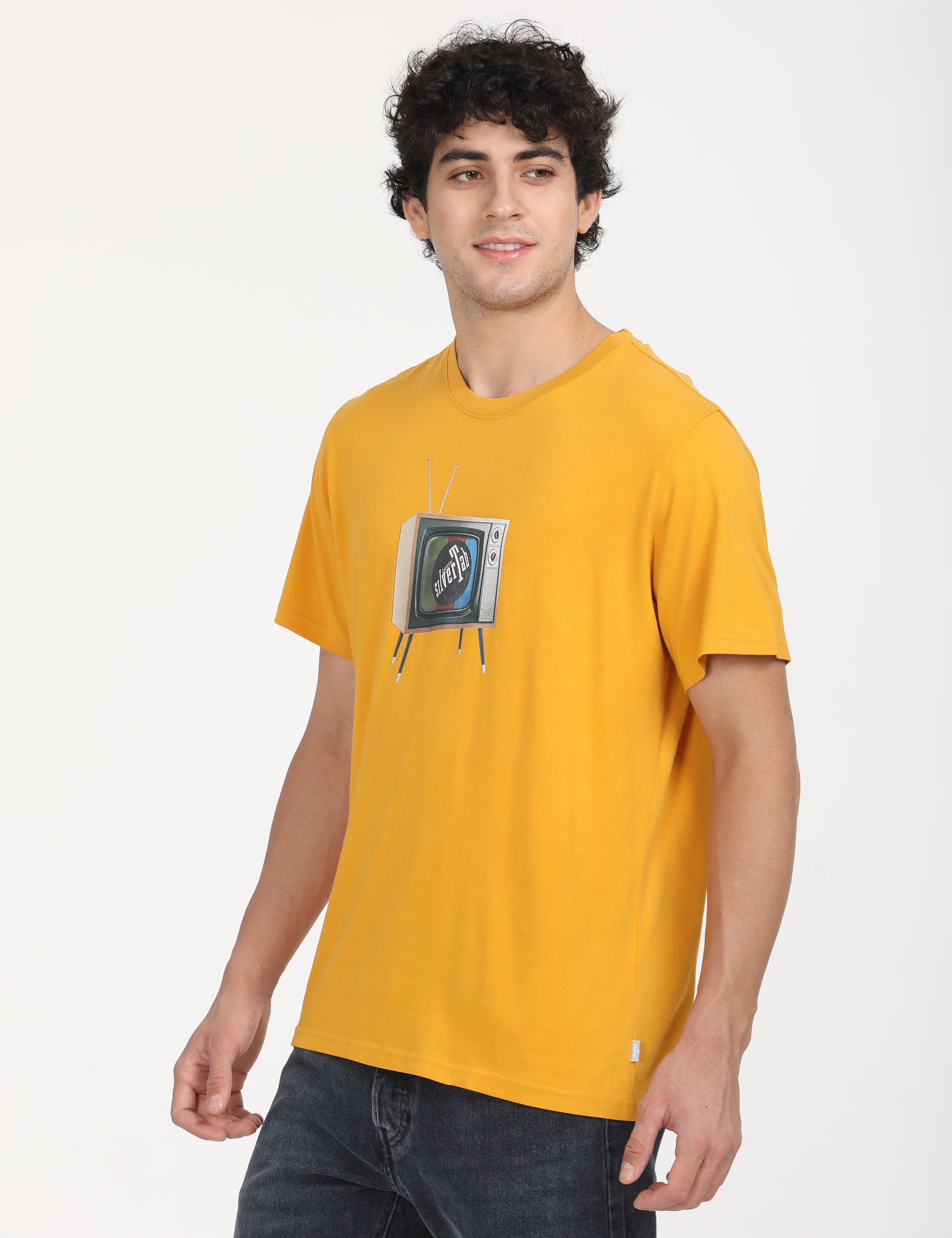 Men's Graphic Print Loose Fit T-Shirt