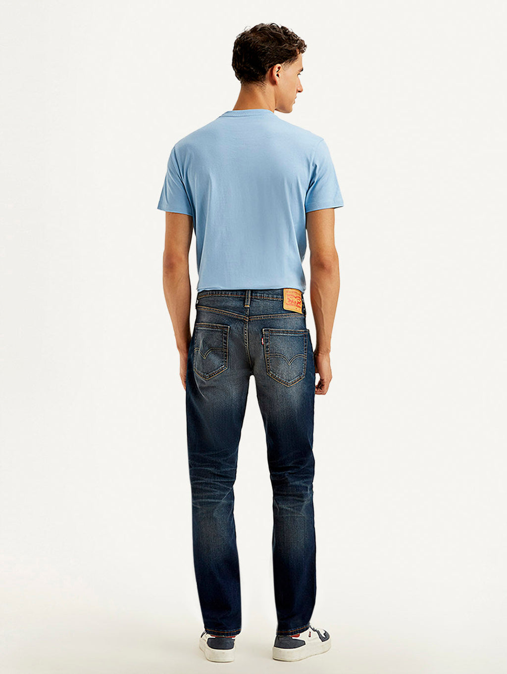 Men's 511 Blue Slim Fit Mid Rise Jeans