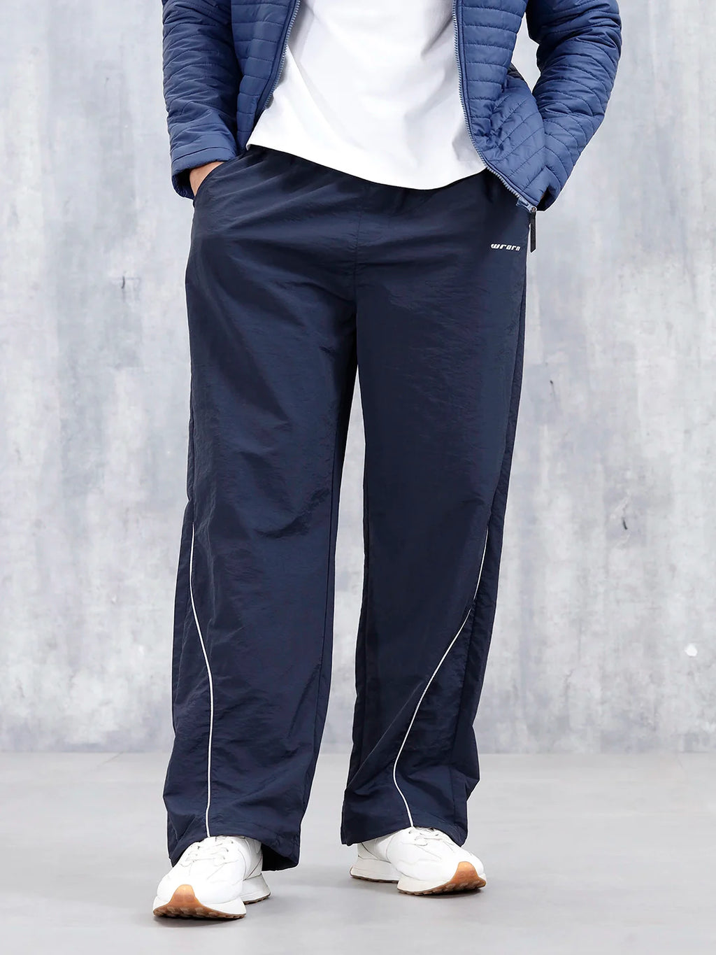 Men's Causal Oversized Fit Sport Look Jogger  | Navy Blue