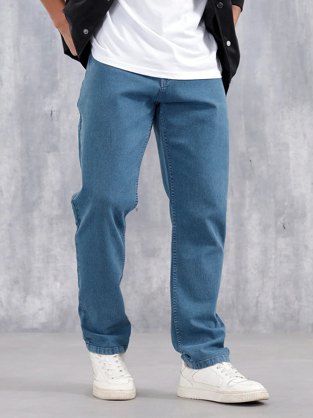 Men's Casual Jogger Fit Jeans | Teal