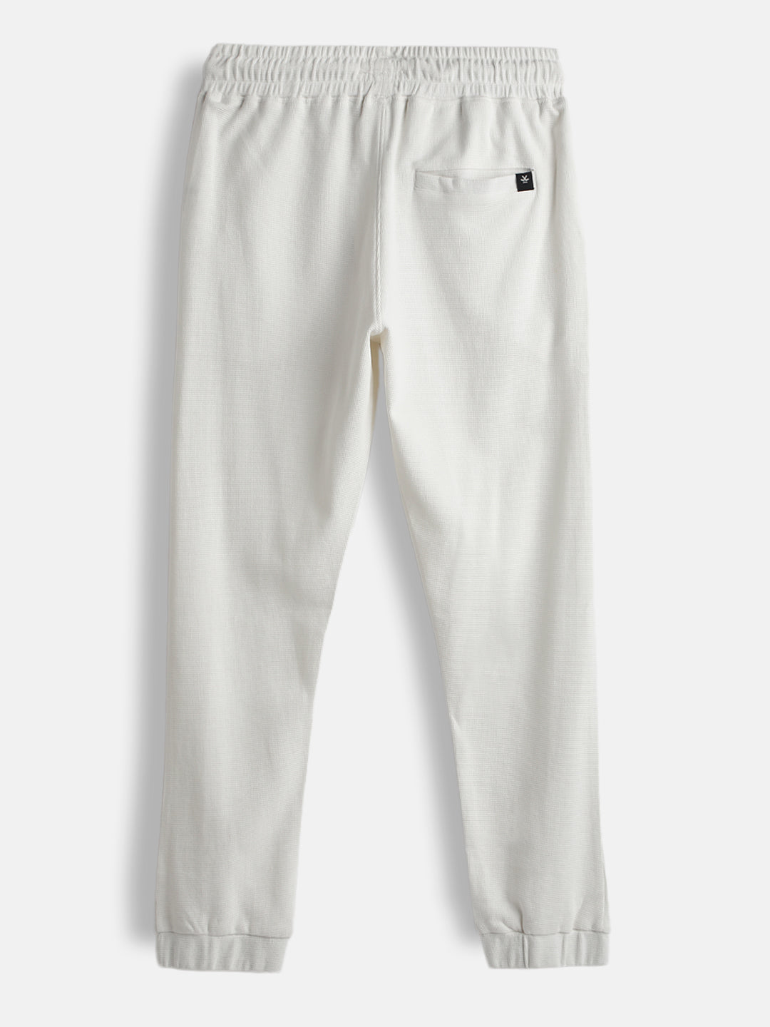 Solid Beige Regular Fit Jogger