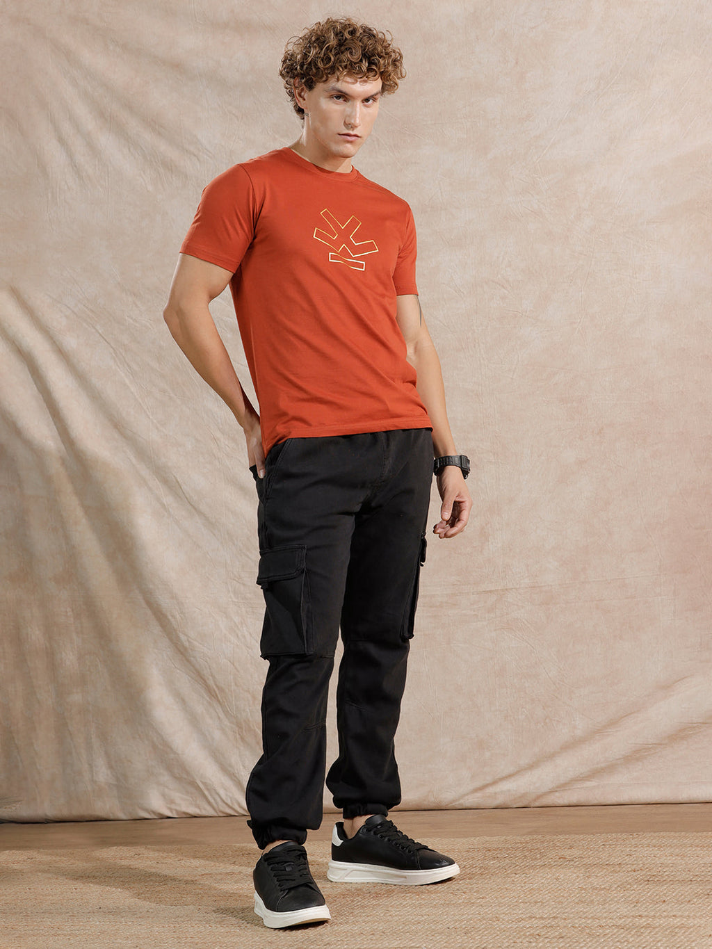 Casual Straight Fit Jogger | Black