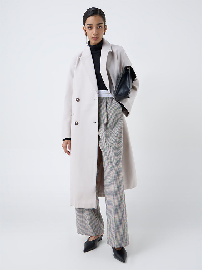 Wardrobe Beige Solid Coat