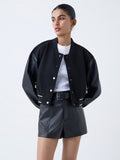 Nuon Black Faux Suede Jacket