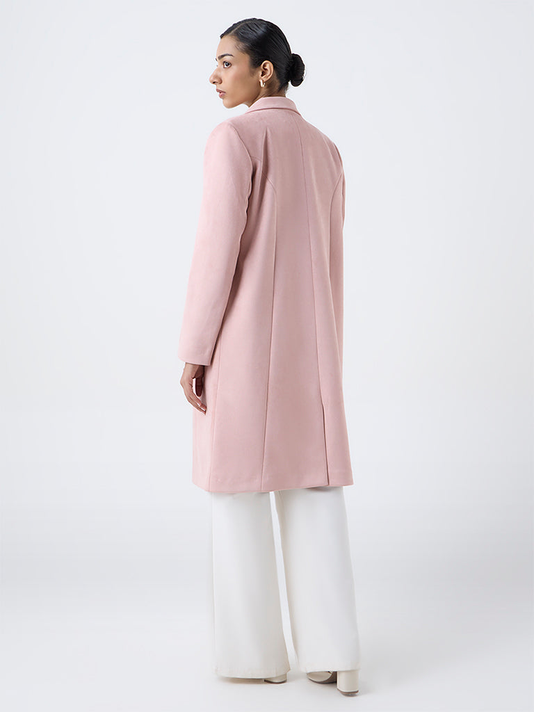 Wardrobe Dusty Pink Solid Coat