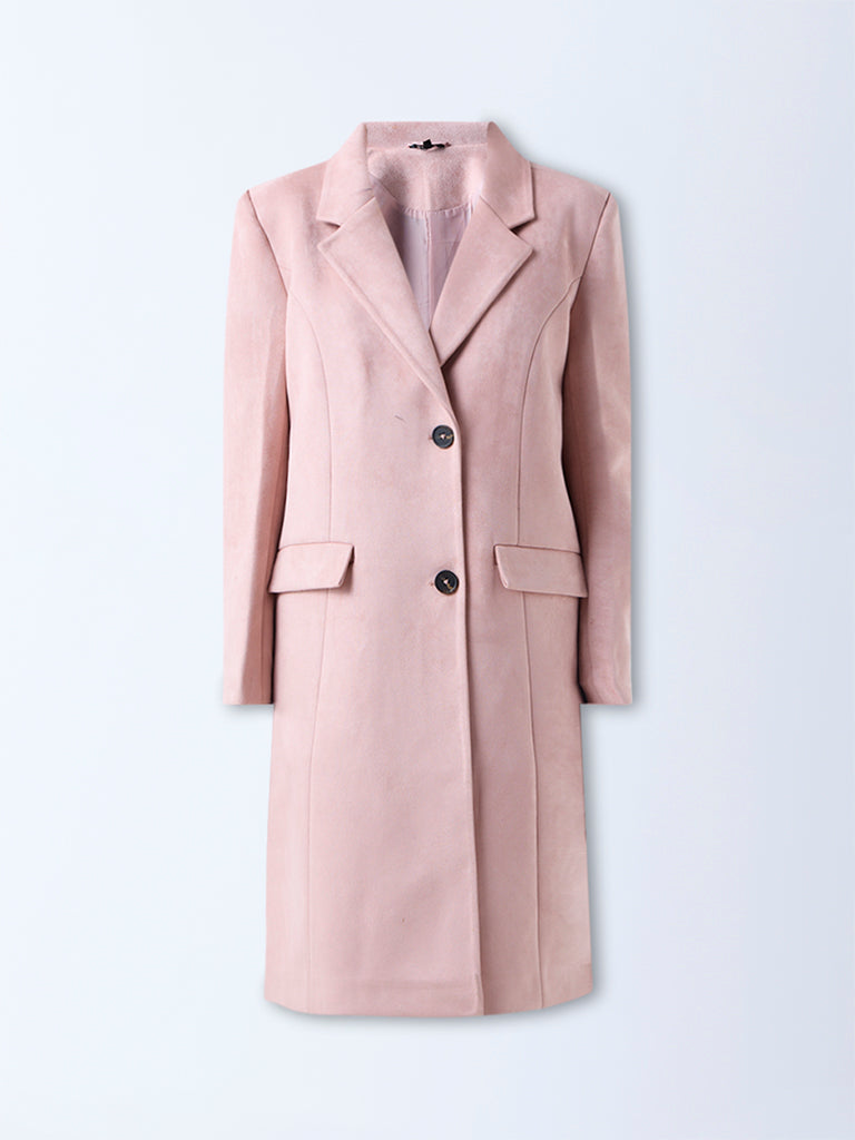 Wardrobe Dusty Pink Solid Coat