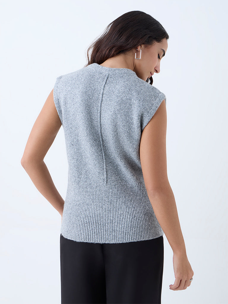 Wardrobe Grey Knitted Sweater