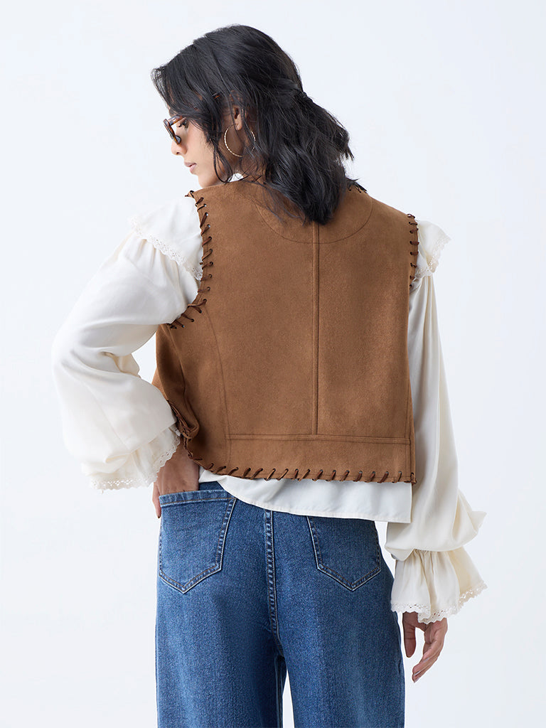 LOV Tan Suede Jacket