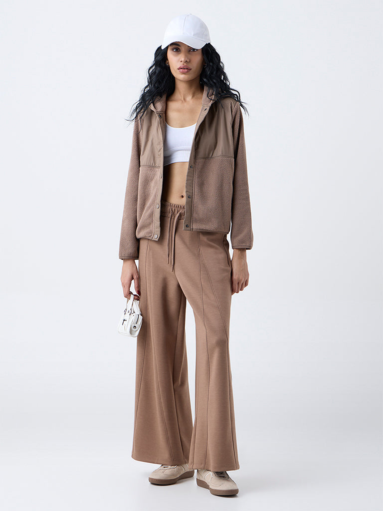 Studiofit Taupe Faux Fur Jacket