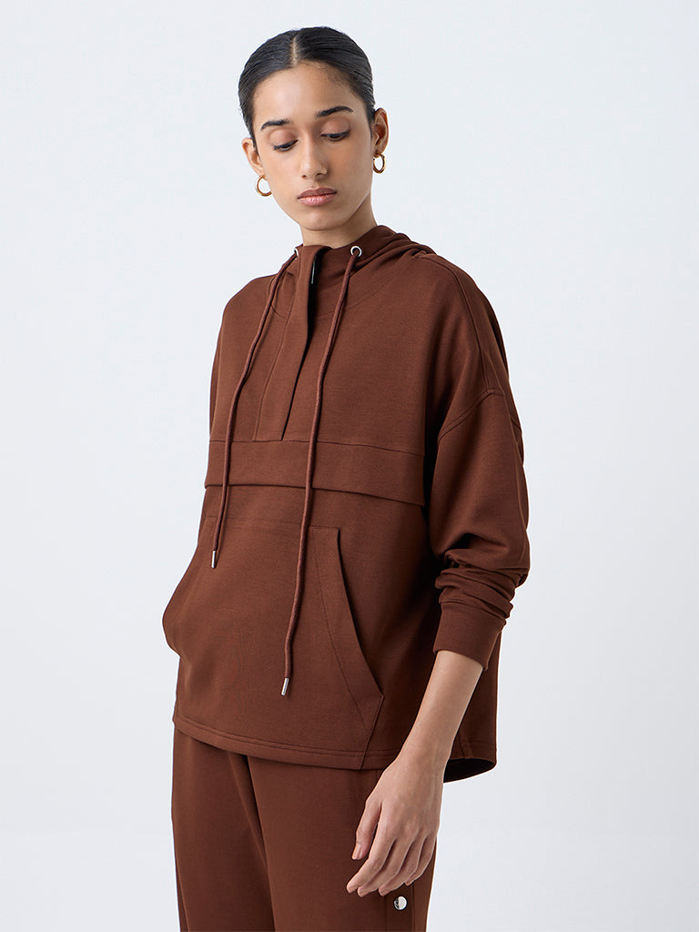 LOV Dark Brown Hoodie