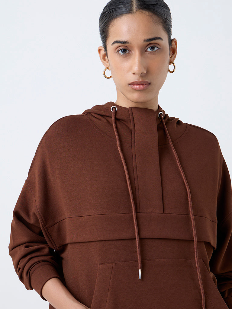 LOV Dark Brown Hoodie