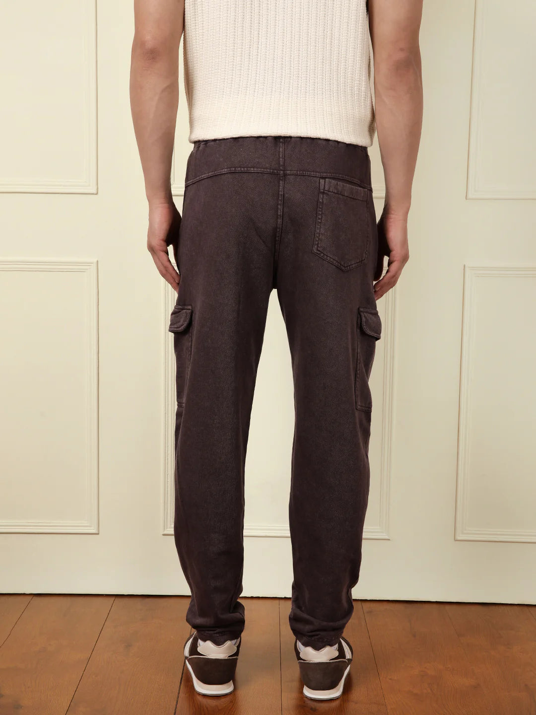 Acid Washed Jogger | Dark Brown