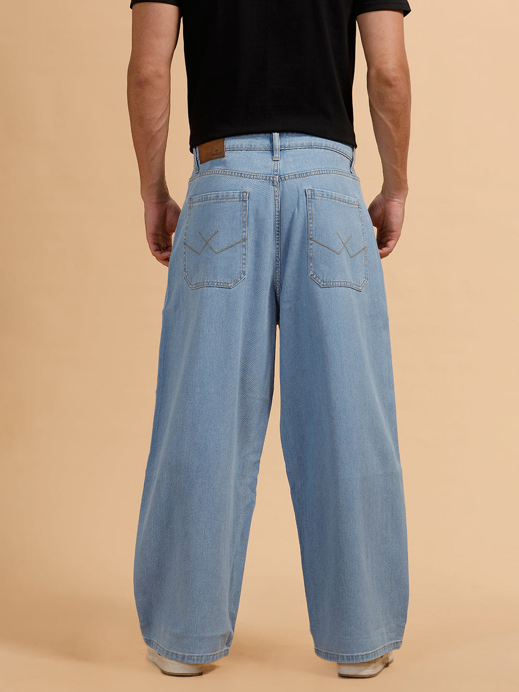 Casual Baggy Fit Jeans | Light Blue