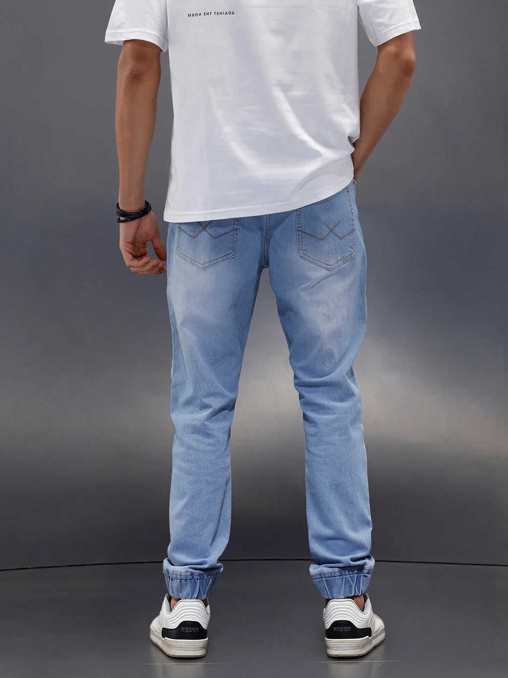 Superstone Washed Jogger Fit Jeans