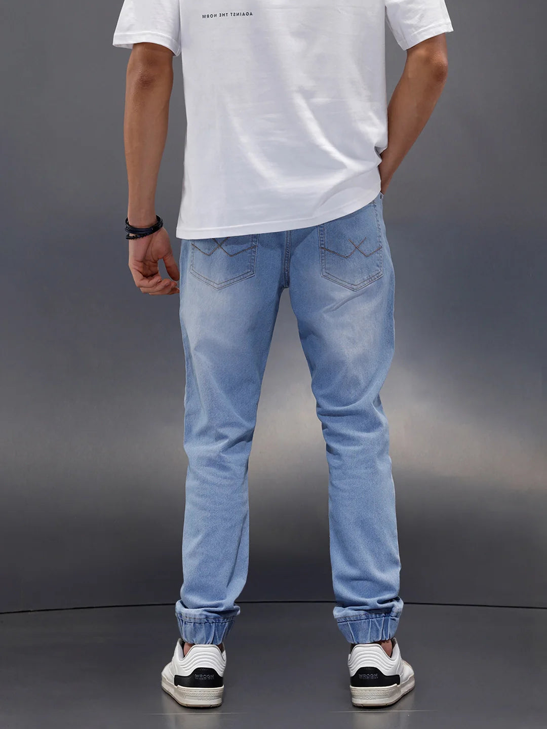 Superstone Washed Jogger Fit Jeans