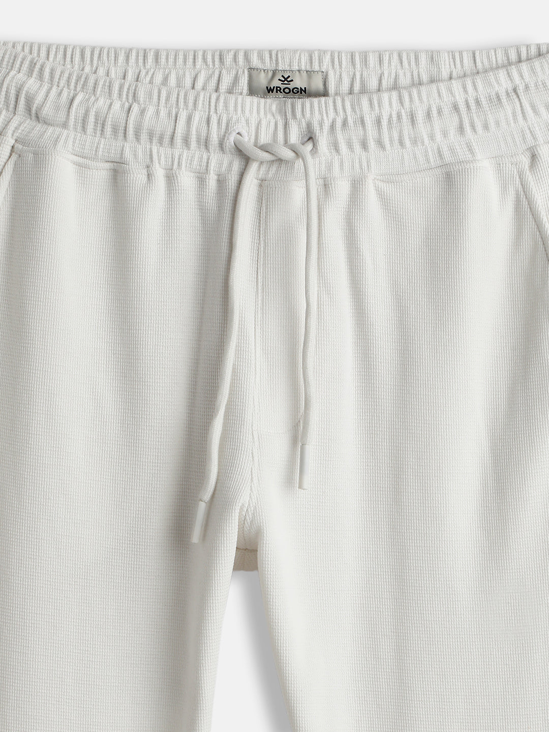 Solid Beige Regular Fit Jogger