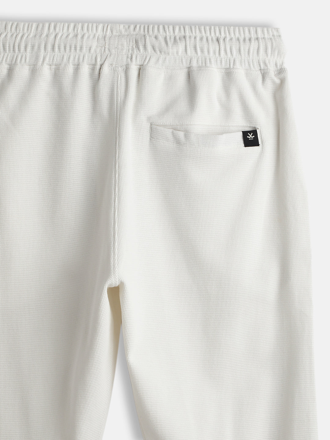 Solid Beige Regular Fit Jogger