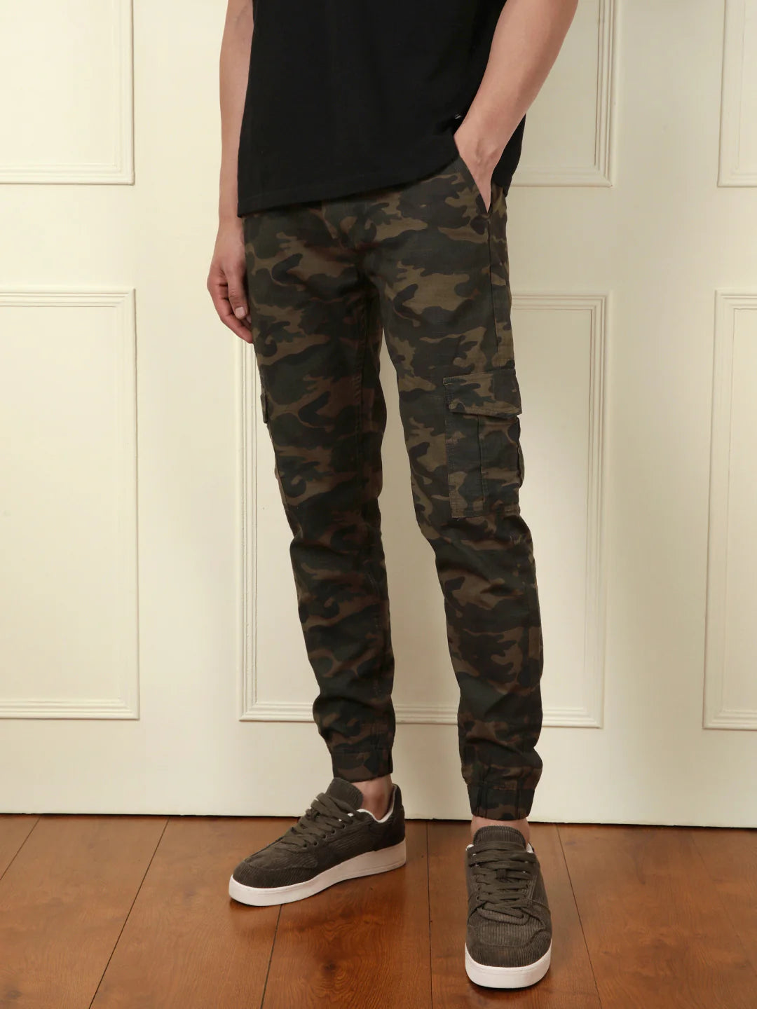 Olive Camo Cargo Jogger
