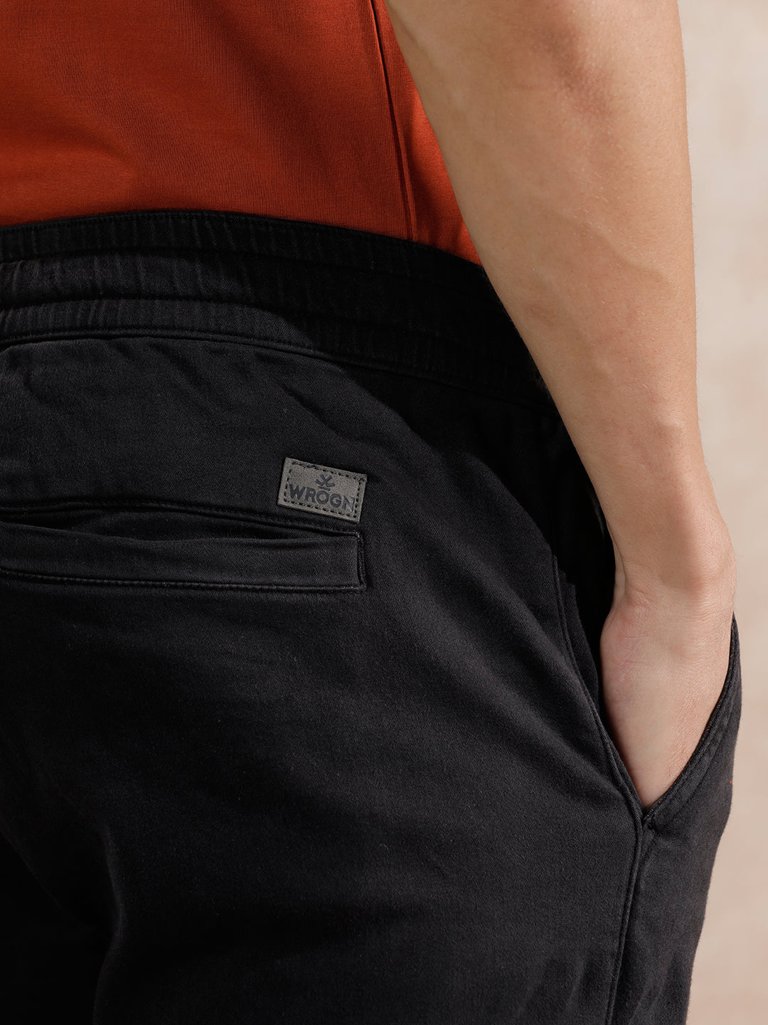 Casual Straight Fit Jogger | Black