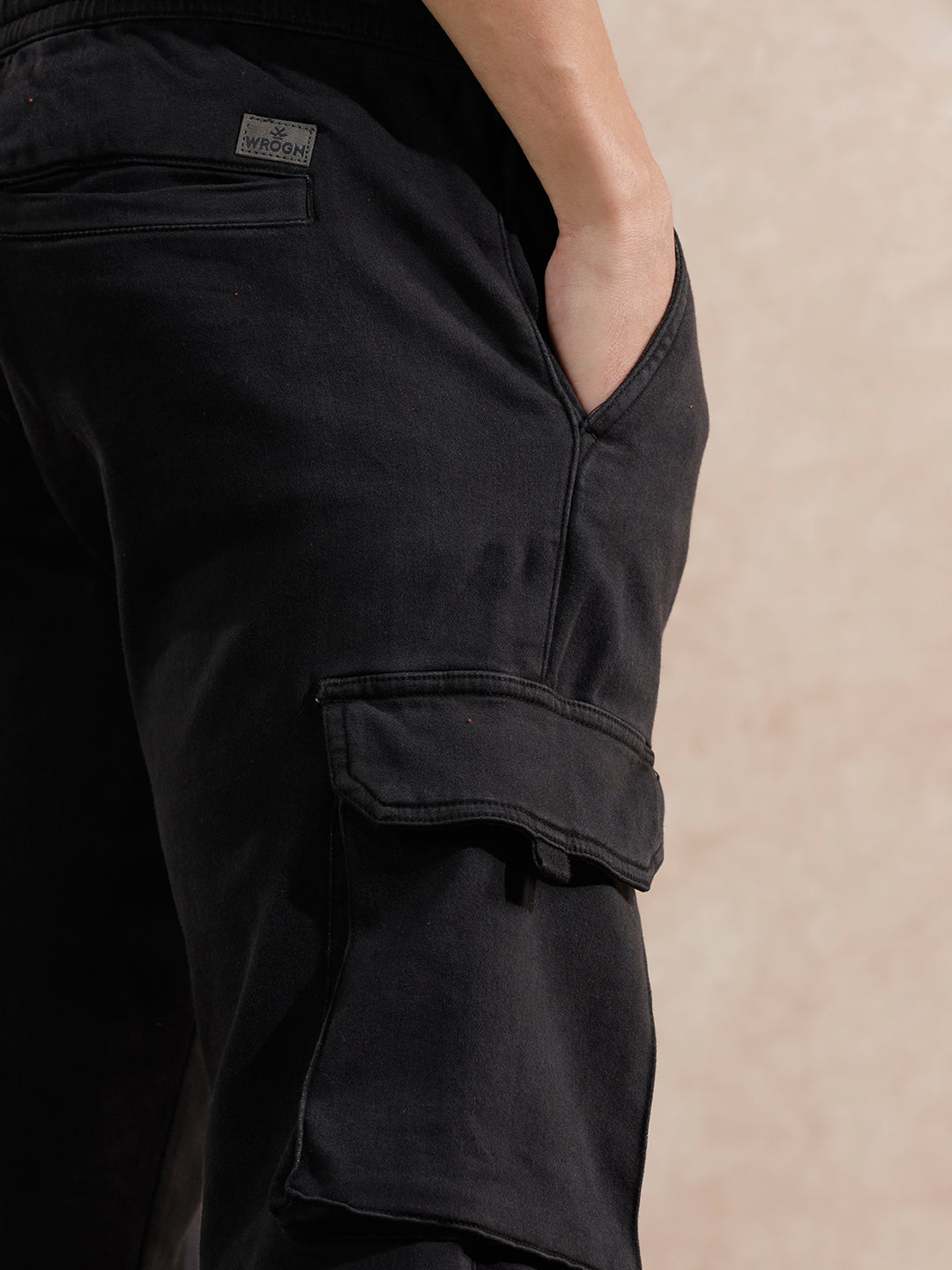 Casual Straight Fit Jogger | Black