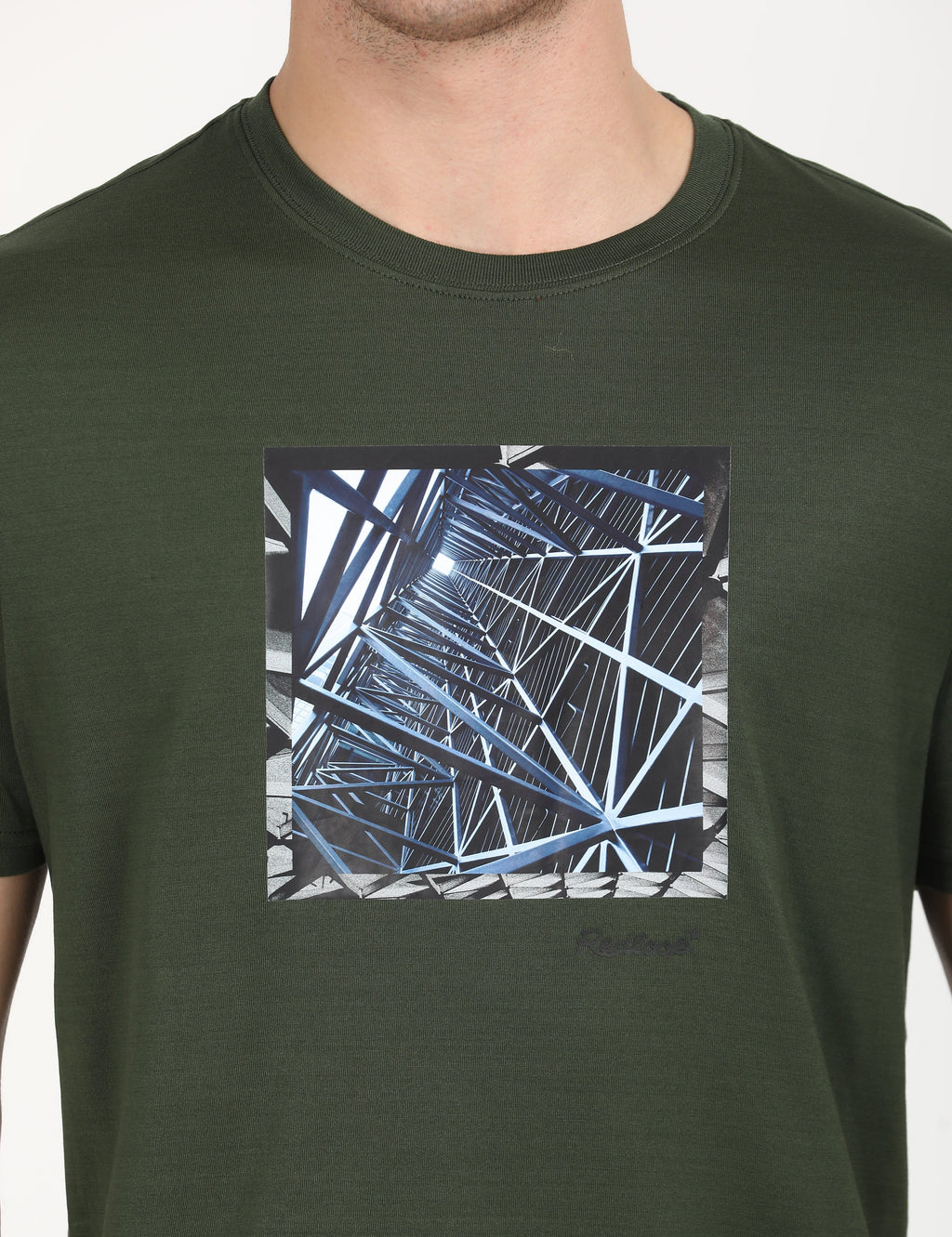 Men's Redloop Graphic Print Slim Fit T-shirt