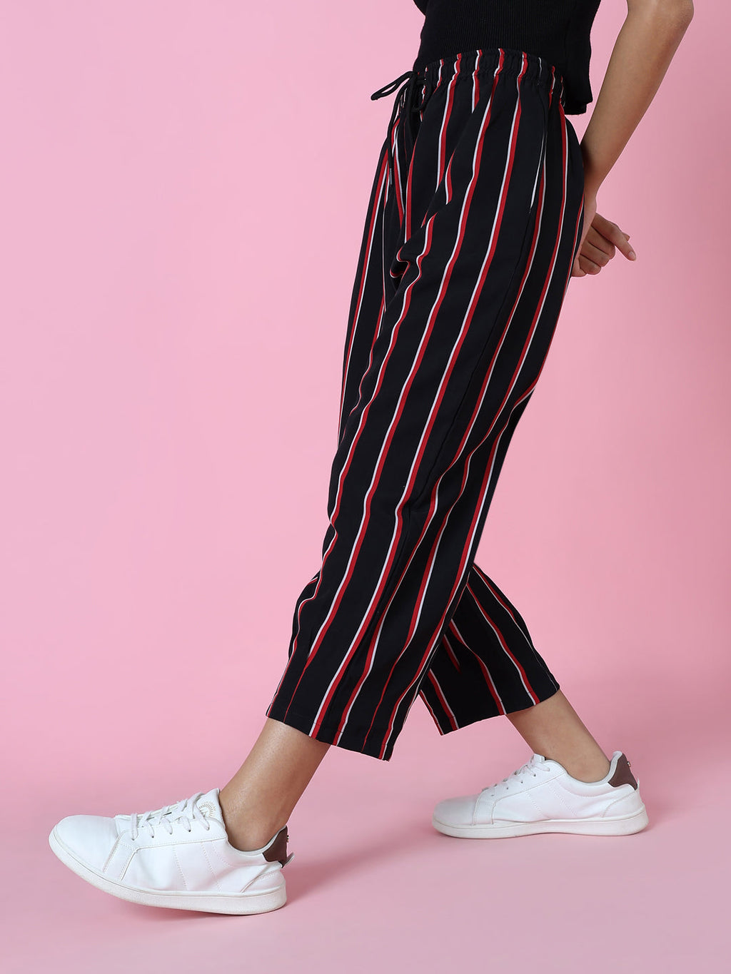 Women's Black Straight Leg Trousers
