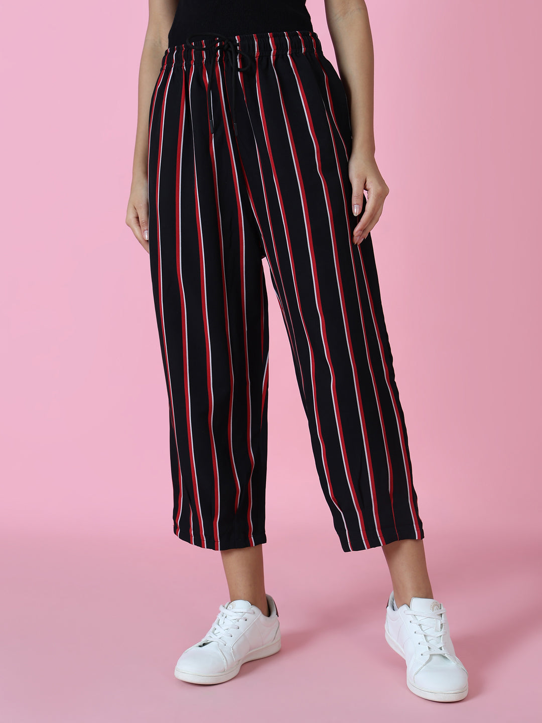 Women's Black Straight Leg Trousers