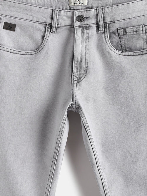Casual Slim Tapered Jeans | Grey